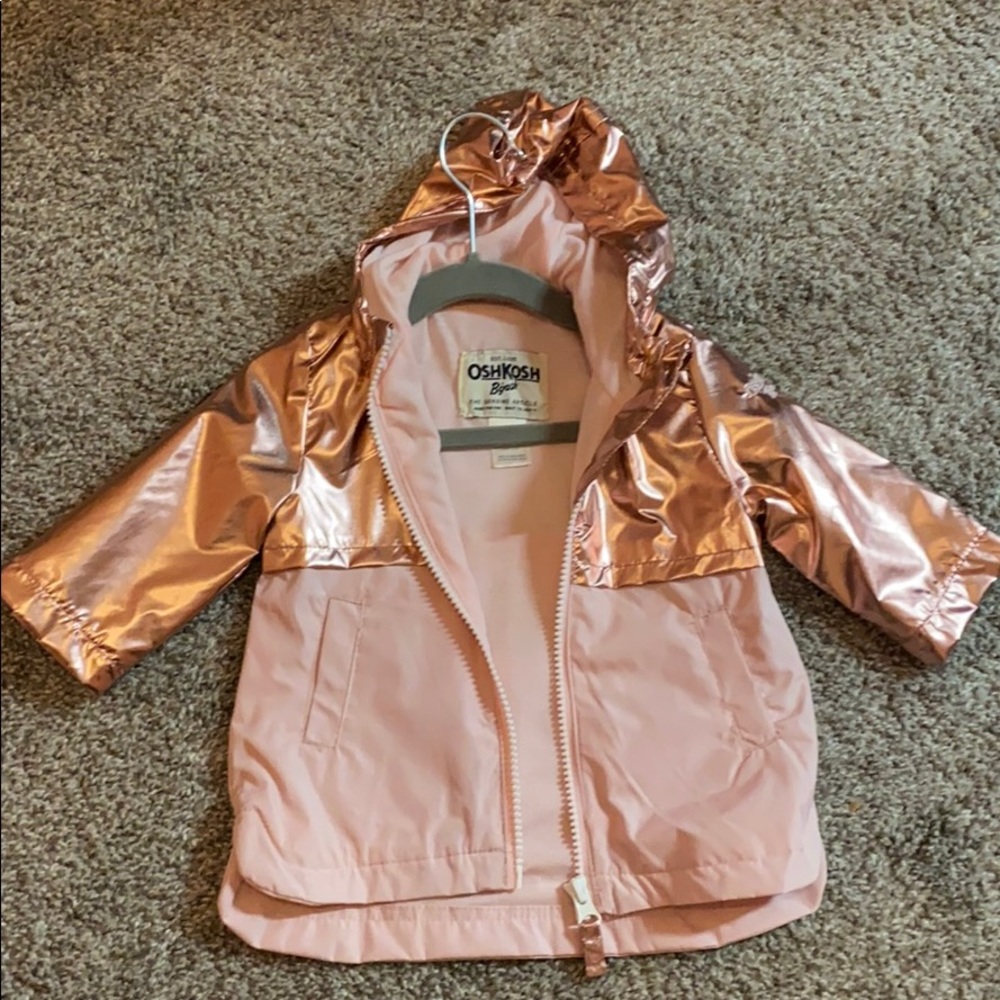 New Pink 3-6m Osh Kosh Rain Coat